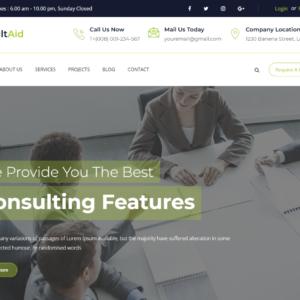 ConsultAid - Consulting HTML Template