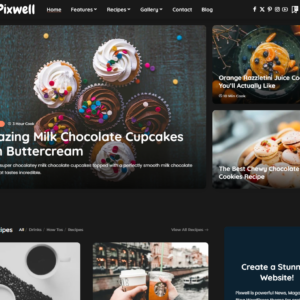 Pixwell - Modern Magazine Template